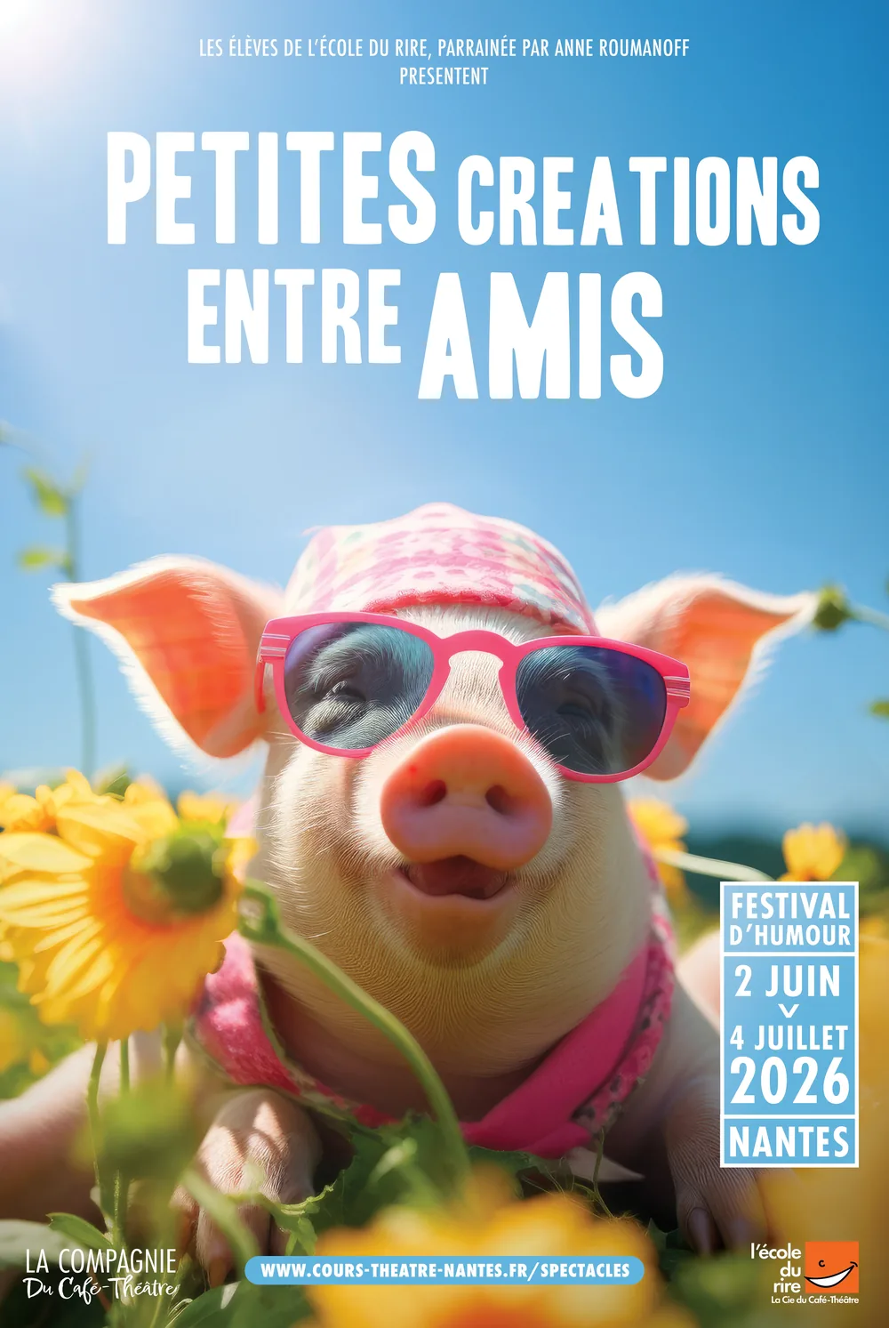 Affiche du festival Petites Créations Entre Amis — spectacles à Nantes
