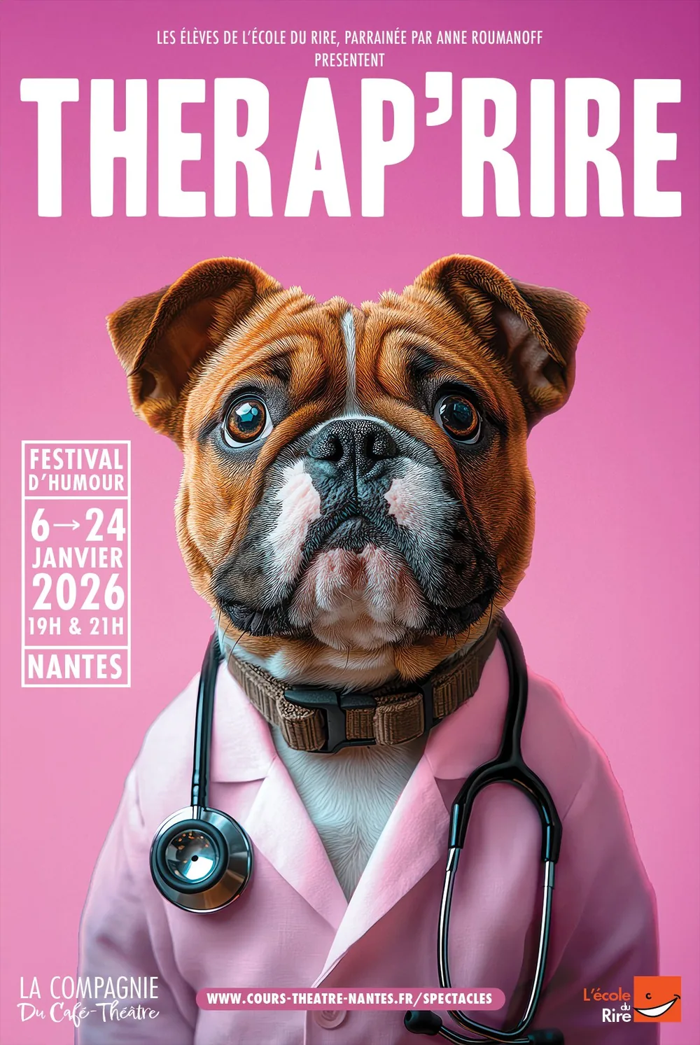 Thérap'rire — festival d'humour à Nantes